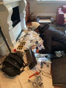 Electric Fireplace Installation in Tomball, TX