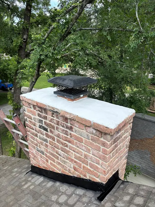 Chimney Pressure Washing & Sealing Project