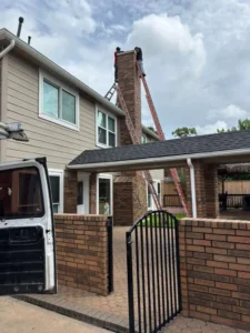 Custom Cap Project in Houston Heights, TX