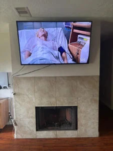 Remodeling, tile removal, color and texture matching, gas system installation with remote control