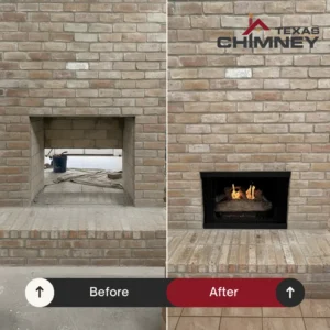 gas fireplace restoration