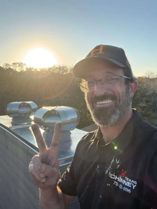 Nadav Shoham, the founder of Texas Chimney LLC