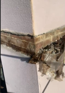 cracked chimney