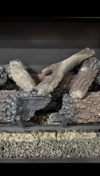 18 Match Light Fireplace System