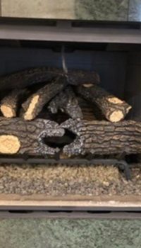 New Ceramic Gas Logs System (Match Light)